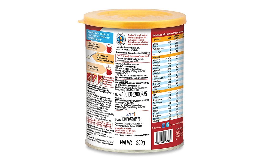 Protinex Vanilla Flavour    Tin  250 grams